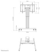 Image de Neomounts support au sol motorisé (PLASMA-M2500TBLACK)