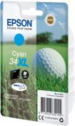 Image de Epson Golf ball Singlepack Cyan 34XL DURABrite Ultra Ink (C13T34724010)