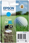 Image de Epson Golf ball Singlepack Cyan 34XL DURABrite Ultra Ink (C13T34724010)