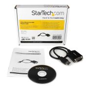 Image de StarTech.com Câble Adaptateur de 30cm USB vers Série DB9 RS232 - Mémorisation de Port COM (ICUSB232PRO)