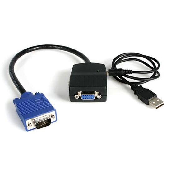 Image de StarTech.com Câble répartiteur vidéo VGA alimenté par USB - 1 ... (ST122LE)