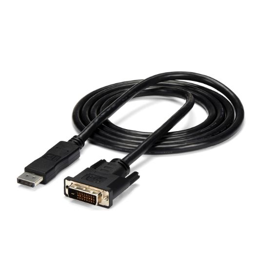 Image de StarTech.com Câble Adaptateur DisplayPort vers DVI de 1,8m - Mâle / Mâle - 1920x1200 (DP2DVIMM6)