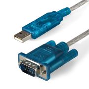 Image de StarTech.com Câble adaptateur USB vers série DB9 de 90 cm - Alimentation USB (ICUSB232SM3)