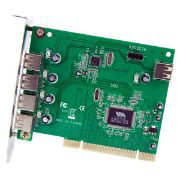 Image de StarTech.com Carte Adaptateur PCI vers 7 Ports USB 2.0 - Interne Externe (PCIUSB7)