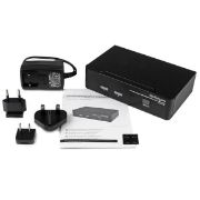 Image de StarTech.com Commutateur KVM 2 Ports DisplayPort, USB et Audio - Switch KVM - 2560x1600 (SV231DPUA)