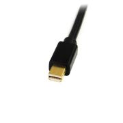 Image de StarTech.com Câble Mini DisplayPort vers DVI de 1,8m - Adaptateur Mini DP à DVI - Vidéo 1080p - Passif mDP vers DVI-D Single Link, mDP ou Thunderbolt 1/2 Mac/PC vers Moniteur/ ... (MDP2DVIMM6)