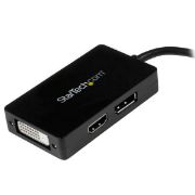 Image de StarTech.com Adaptateur de voyage Mini DisplayPort vers DVI / DisplayPort / HDMI - Convertisseur vidéo 3-en-1 (MDP2DPDVHD)