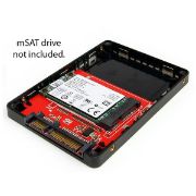 Image de StarTech.com Boîtier d'adaptateur SSD SATA vers Mini SATA 2,5 po (SAT2MSAT25)