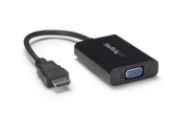 Image de StarTech.com Câble adaptateur / Convertisseur HDMI vers VGA avec audio - Mâle / Femelle - Noir (HD2VGAA2)