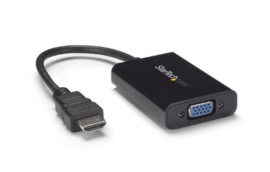 Image de StarTech.com Câble adaptateur / Convertisseur HDMI vers VGA avec audio - Mâle / Femelle - Noir (HD2VGAA2)