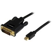 Image de StarTech.com Câble Mini DisplayPort vers DVI de 3m - Adaptateur Mini DP à DVI - Vidéo 1080p - Lien Unique Passif mDP 1.2 vers DVI-D - mDP ou Thunderbolt 1/2 Mac/PC vers Moni ... (MDP2DVIMM10B)