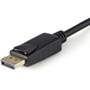 Image de StarTech.com Adaptateur DisplayPort vers VGA - Câble Display Port Mâle VGA Mâle 1920x1200 - Noir 91cm (DP2VGAMM3B)