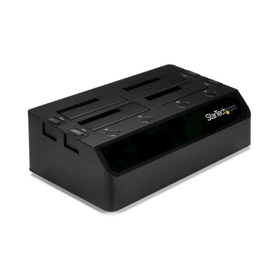 Image de StarTech.com Station d'accueil USB 3.0 pour 4 disques durs SATA III 2,5"/3,5" 6Gb/s - Dock HDD / SSD avec UASP et ventilateurs (SDOCK4U33)
