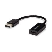 Image de StarTech.com Adaptateur DisplayPort vers HDMI - Convertisseur Vidéo DP Actif 4K 30Hz vers HDMI - Câble d'Adaptation pour Moniteur/TV/Écran HDMI - Adaptateur Ultra HD DP 1.2 vers ... (DP2HD4KS)