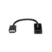 Image de StarTech.com Adaptateur DisplayPort vers HDMI - Convertisseur Vidéo DP Actif 4K 30Hz vers HDMI - Câble d'Adaptation pour Moniteur/TV/Écran HDMI - Adaptateur Ultra HD DP 1.2 vers ... (DP2HD4KS)