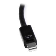 Image de StarTech.com Adaptateur actif Mini DisplayPort 1.2 vers HDMI 4K pour Utrabook / PC portable compatible Mini DP - M/F - Noir (MDP2HD4KS)
