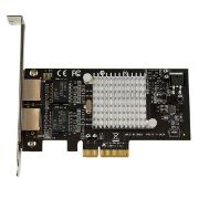 Image de StarTech.com Carte Réseau PCI Express 2 Ports Gigabit Ethernet 10/100/1000 avec Chipset Intel i350 (ST2000SPEXI)