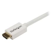 Image de StarTech.com Câble HDMI CL3 avec Ethernet - 7m - Câble Ultra HDMI Mural - Cordon HDMI Haut Débit 4K 30Hz UHD - 10.2 Gbps - Câble Vidéo/Affichage HDMI 1.4 - 30AWG - Blanc (HD3MM7MW)