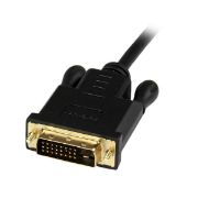 Image de StarTech.com Câble adaptateur DisplayPort vers DVI actif de 1,8 m - Convertisseur DP vers DVI-D - 1920x1200 - Noir (DP2DVIMM6BS)