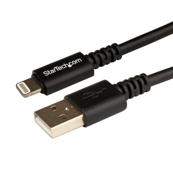 Image de StarTech.com Câble Apple Lightning vers USB pour iPhone, iPod, iPad - 3 m Noir (USBLT3MB)