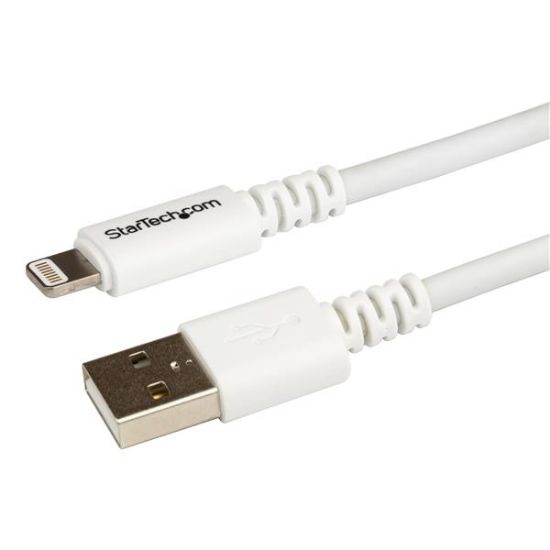 Image de StarTech.com Câble Apple Lightning vers USB pour iPhone, iPod, iPad - 3 m Blanc (USBLT3MW)