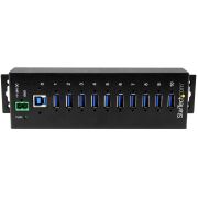 Image de StarTech.com Hub USB 3.0 industriel à 10 ports avec protection contre surtensions / ESD (DES) (ST1030USBM)