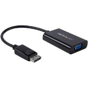 Image de StarTech.com Adaptateur vidéo DisplayPort vers VGA avec audio - M/F - 1920x1200 / 1080p - Noir (DP2VGAA)
