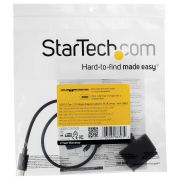 Image de StarTech.com Adaptateur USB 3.1 (10 Gb/s) pour disque dur SATA III de 2,5" avec USB-C et UASP (USB31CSAT3CB)