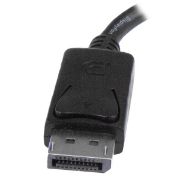 Image de StarTech.com Adaptateur audio / vidéo de voyage - Convertisseur 2-en-1 DisplayPort vers HDMI ou VGA - Noir (DP2HDVGA)
