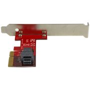 Image de StarTech.com Adaptateur PCI Express à 4 Voies vers SFF-8643 pour SSD U.2 PCIe NVMe - Adaptateur SSD U.2 2.5" NVMe (PEX4SFF8643)