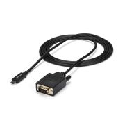 Image de StarTech.com Câble adaptateur USB-C vers VGA de 2 m - 1920 x 1200 (CDP2VGAMM2MB)