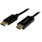Image de StarTech.com Câble DisplayPort vers HDMI 3m - 4K 30Hz - Adaptateur DP vers HDMI - Convertisseur pour Moniteur DP 1.2 à HDMI - Connecteur DP à Verrouillage - Cordon passif DP v ... (DP2HDMM3MB)