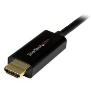 Image de StarTech.com Câble DisplayPort vers HDMI 3m - 4K 30Hz - Adaptateur DP vers HDMI - Convertisseur pour Moniteur DP 1.2 à HDMI - Connecteur DP à Verrouillage - Cordon passif DP v ... (DP2HDMM3MB)