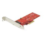 Image de StarTech.com Adaptateur SSD PCIe M2 - x4 PCIe 3.0 NVMe / AHCI / NGFF / M-Key - Low Profile et Full Profile - Adaptateur SSD PCI Express M.2 (PEX4M2E1)