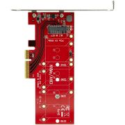 Image de StarTech.com Adaptateur SSD PCIe M2 - x4 PCIe 3.0 NVMe / AHCI / NGFF / M-Key - Low Profile et Full Profile - Adaptateur SSD PCI Express M.2 (PEX4M2E1)