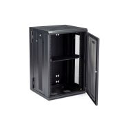 Image de StarTech.com Armoire Réseau Murale à 4 Montants 18U avec Étagère 1U, Armoire Serveur Murale 19" à Charnières pour Équipement IT/AV/Électronique/Ordinateur, Armoire Rack Venti ... (RK1820WALHM)