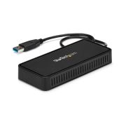 Image de StarTech.com Mini Dock USB 3.0 - Station d'Acceuil USB-A Double Écran avec Vidéo DisplayPort 4K 60Hz & Gigabit Ethernet - Câble 30 cm - Adaptateur USB 3.1 Gen 1 Type-A pour PC ... (USBA2DPGB)