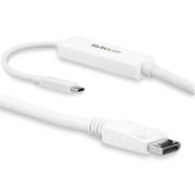 Image de StarTech.com Câble adaptateur USB-C vers DisplayPort 4K 60 Hz de 3 m - Blanc (CDP2DPMM3MW)
