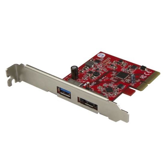Image de StarTech.com Carte contrôleur PCIe à USB 3.1 (10 Gb/s) et eSATA III (6 Gb/s) (PEXUSB311A1E)