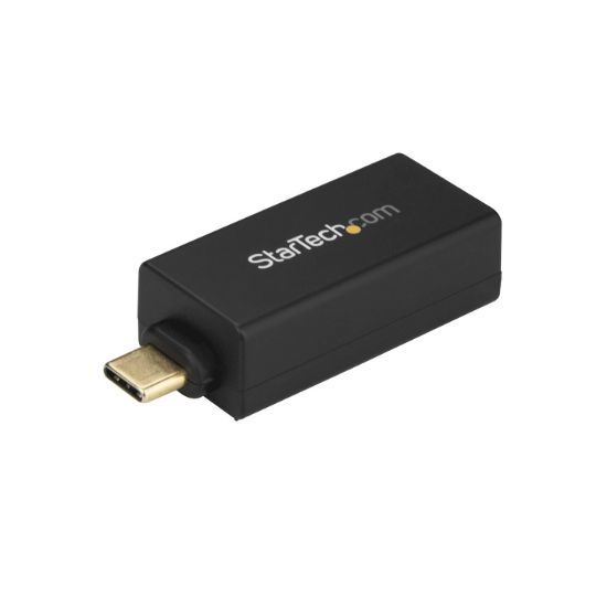 Image de StarTech.com Adaptateur USB C vers Gigabit Ethernet - Adaptateur Réseau 1Gbps NIC USB 3.0/USB 3.1 Type C - 1GbE USB-C vers RJ45/Port LAN TB3 Compatible Windows MacBook Pro Chro ... (US1GC30DB)