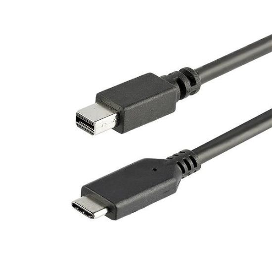 Image de StarTech.com Câble adaptateur USB-C vers Mini DisplayPort 4K 60 Hz de 1 m en noir (CDP2MDPMM1MB)