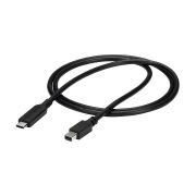 Image de StarTech.com Câble adaptateur USB-C vers Mini DisplayPort 4K 60 Hz de 1 m en noir (CDP2MDPMM1MB)