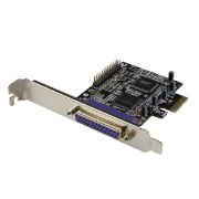 Image de StarTech.com Carte PCI Express 2 ports parallèles DB25 - Carte contrôleur PCI-E 2 ports IEEE 1284 Low Profile (PEX2PECP2)