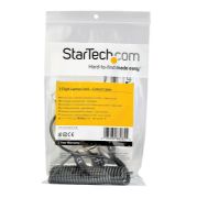 Image de StarTech.com câble antivol Noir, Acier inoxydable 1,8 m (LTLOCK3DCOIL)