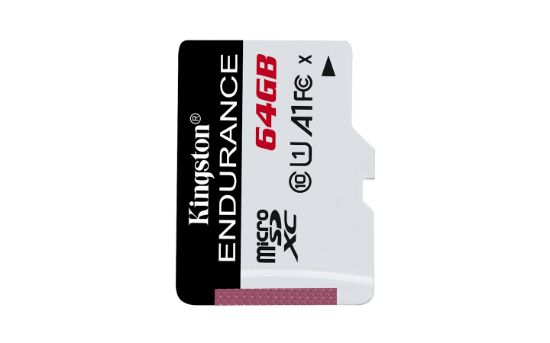 Image de Kingston Technology High Endurance 64 Go MicroSD UHS-I Classe 10 (SDCE/64GB)
