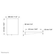 Image de Neomounts Etagère pour multimédia (PLASMA-M2SIDESHELF)