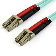 Image de StarTech.com Câble Fibre Optique Multimode de 7m LC/UPC à LC/UPC OM3, Fibre Zipcord Full Duplex 50/125µm, Réseaux 100G, LOMMF/VCSEL, <0.3dB Faible Perte d'Insertion, Cordon Pa ... (A50FBLCLC7)