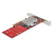 Image de StarTech.com Adaptateur PCIe 3.0 x8 vers double SSD M.2 NVMe (PEX8M2E2)