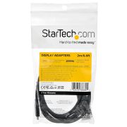 Image de StarTech.com Câble USB Type-C vers DisplayPort 1.2 (bidirectionnel) - 2m - Adaptateur USB-C à DP (CDP2DP2MBD)