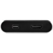 Image de StarTech.com Adaptateur multiport USB-C vers mini DisplayPort ou HDMI - 4K 60 Hz - Convertisseur 2-en-1 (CDP2HDMDP)